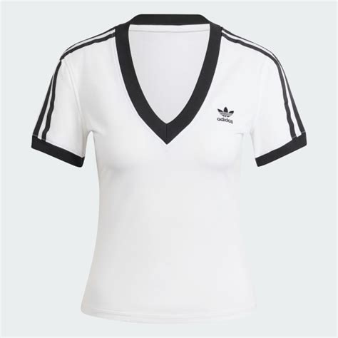 adidas 3 streifen damen tshirt|adidas sneakers 3 stripes.